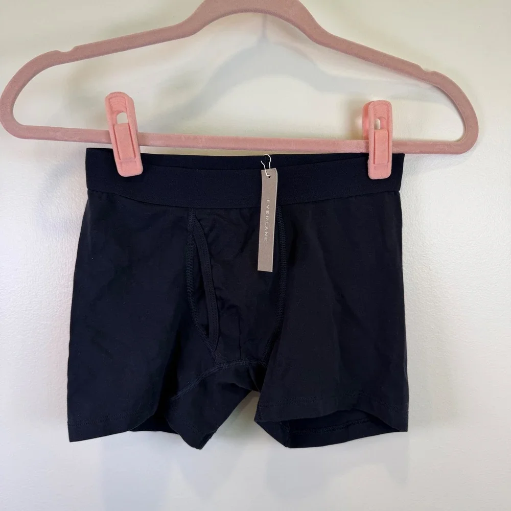 Everlane Uniform The Boxer Brief Navy Blue Supima Cotton XS men's underwear NEW